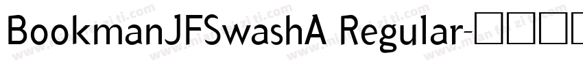 BookmanJFSwashA Regular字体转换